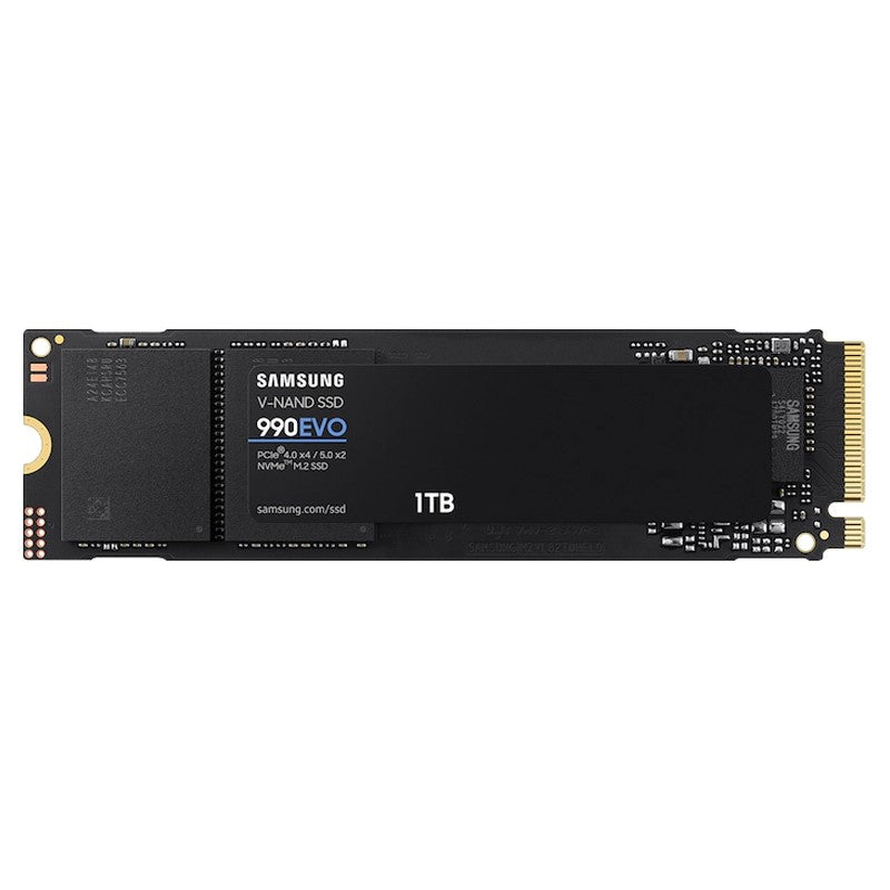 Samsung 990 EVO 1TB PCIe Gen 4x4, Gen 5x2 M.2 2280 NVMe Internal SSD Samsung 990 EVO 1TB PCIe Gen 4x4, Gen 5x2 M.2 2280 NVMe Internal SSD